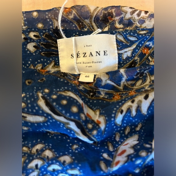 Sézane - dark blue - mini skirt - EU 46 - Picture 3 of 3